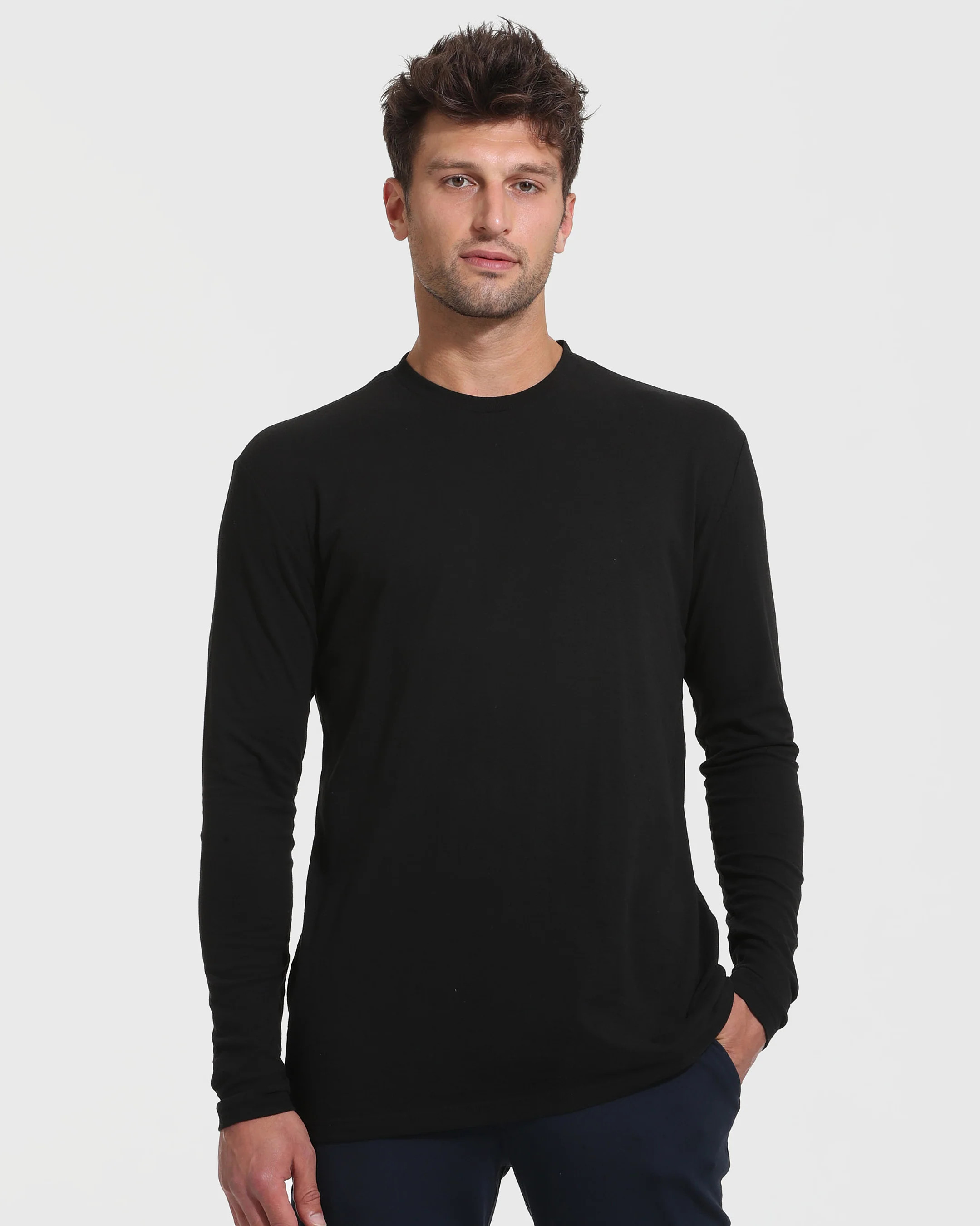 Standard Tall Long Sleeve Crew 3-Pack | True Classic