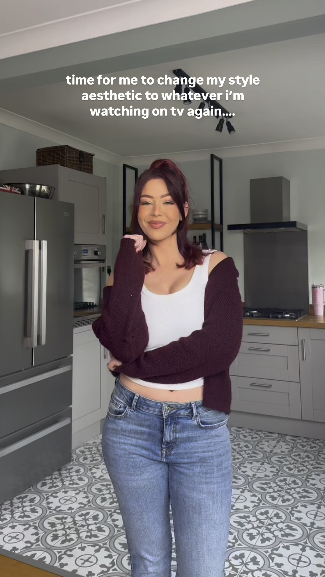 pov: you match your outfit to the tv show your currently obsessed with 😌🤠 #midsizeoutfits #ranchjacket #autumnstyl 

#LTKautumn #LTKmidsize #LTKwinter