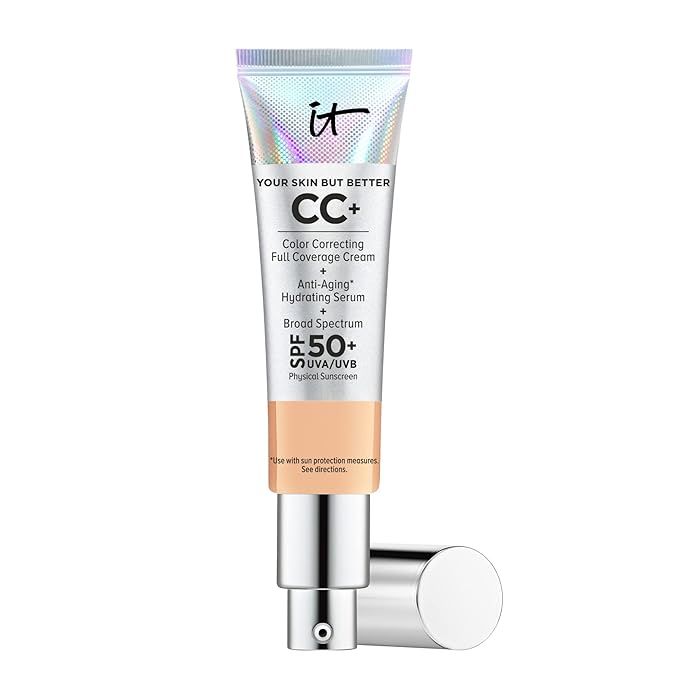 IT Cosmetics Your Skin But Better Cc+ Cream, Neutral Medium (N) - Color Correcting Cream, Full-Co... | Amazon (US)