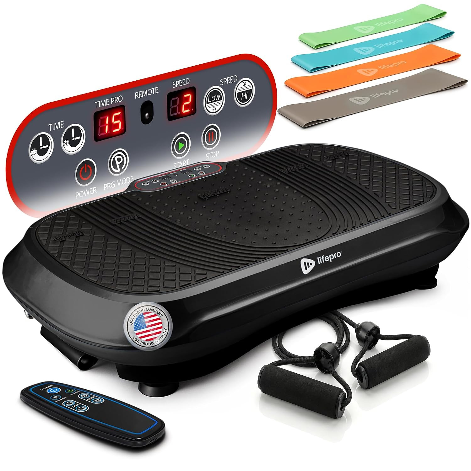Lifepro Waver Vibration Plate Exercise Machine with 99 Speeds & 10 Presets | Amazon (US)