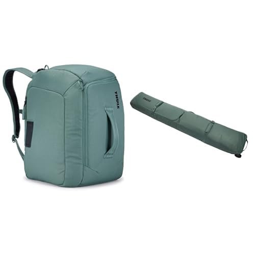 Thule Ski Travel Bundle - 45L Duffel Bag in Hazy Green with 192cm RoundTrip Ski Roller | Amazon (US)