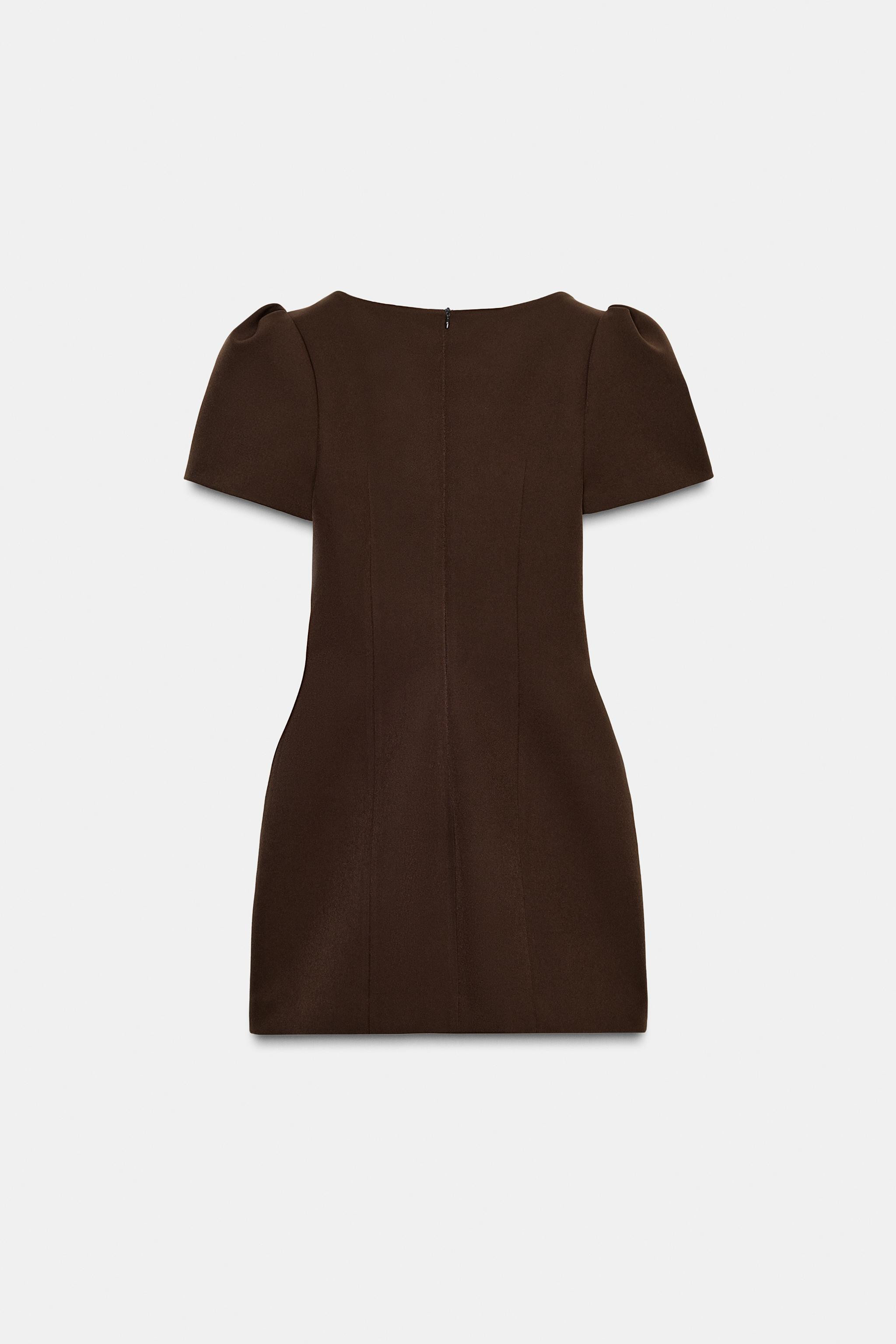 SHORT PLEATED POCKET DRESS | Zara US