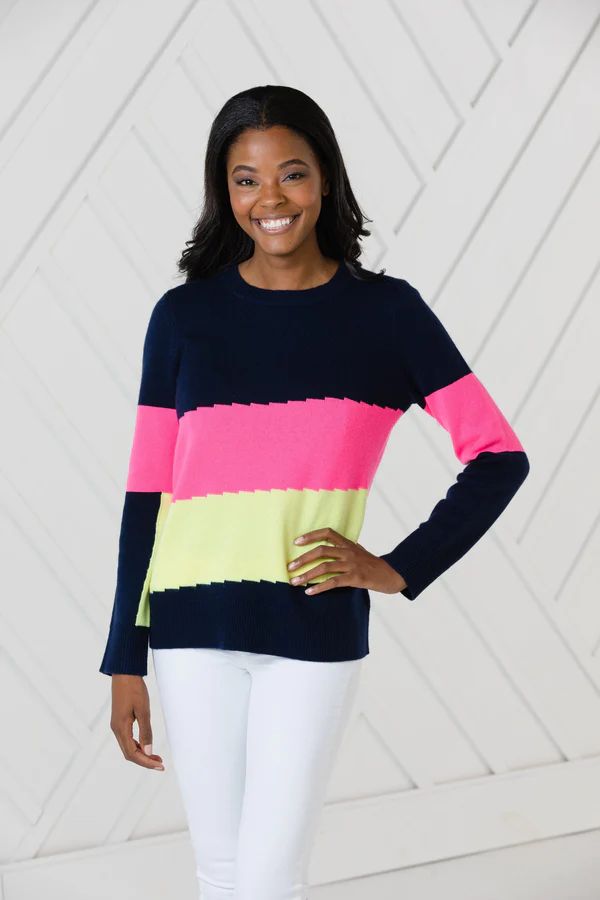 Colorblock Sweater | Sail to Sable
