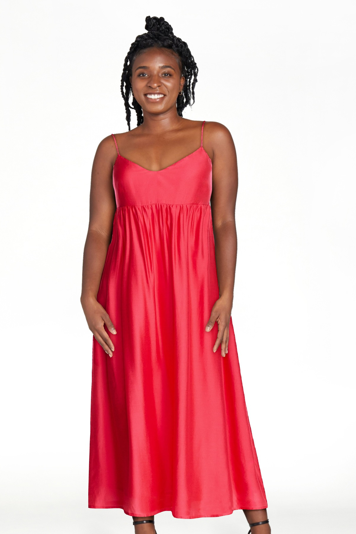 Scoop Women's and Women's Plus Flowy Maxi Dress, Sizes XS-4X | Walmart (US)