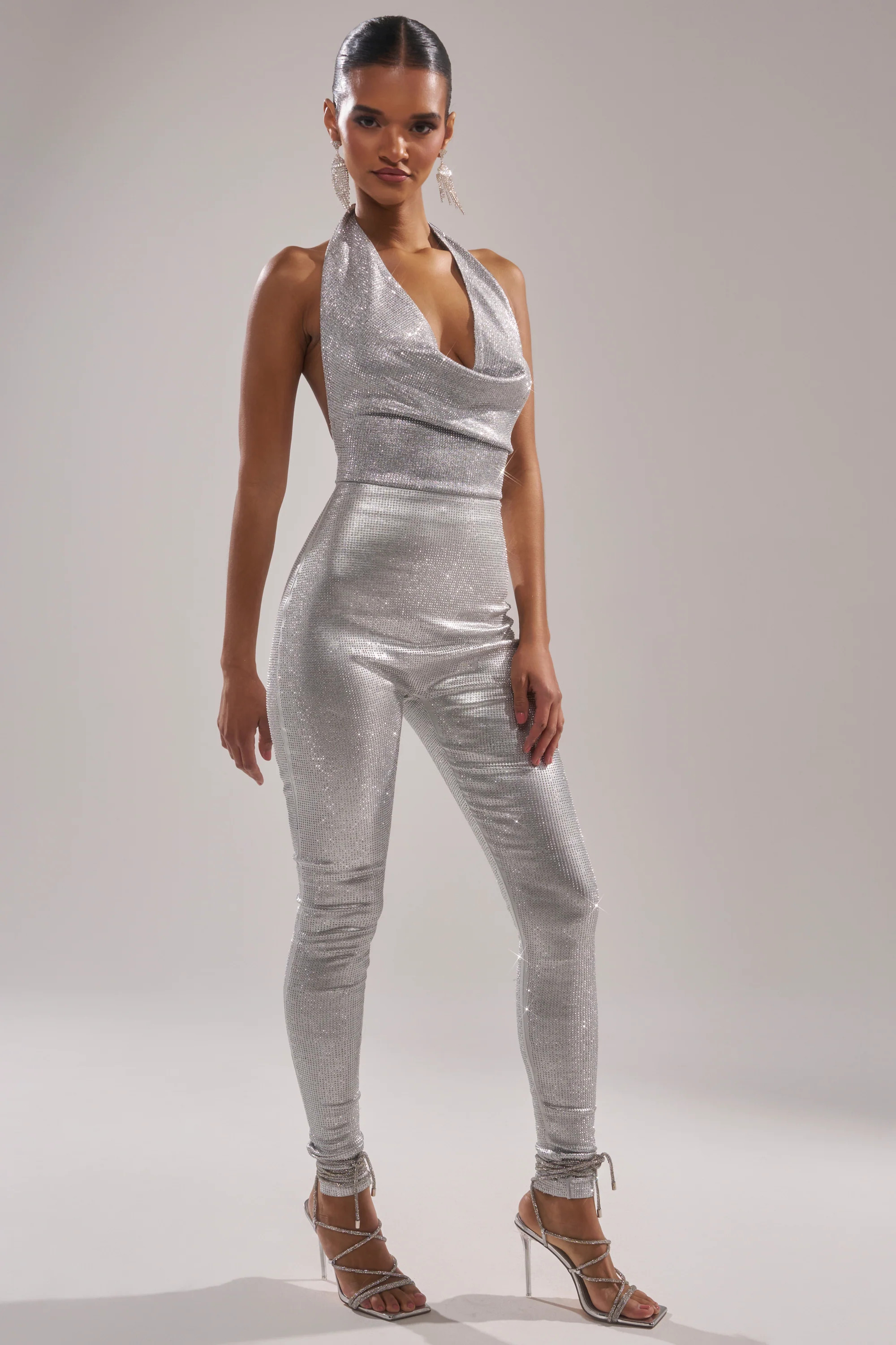 DANCE THE NIGHT AWAY RHINESTONE JUMPSUIT | AKIRA