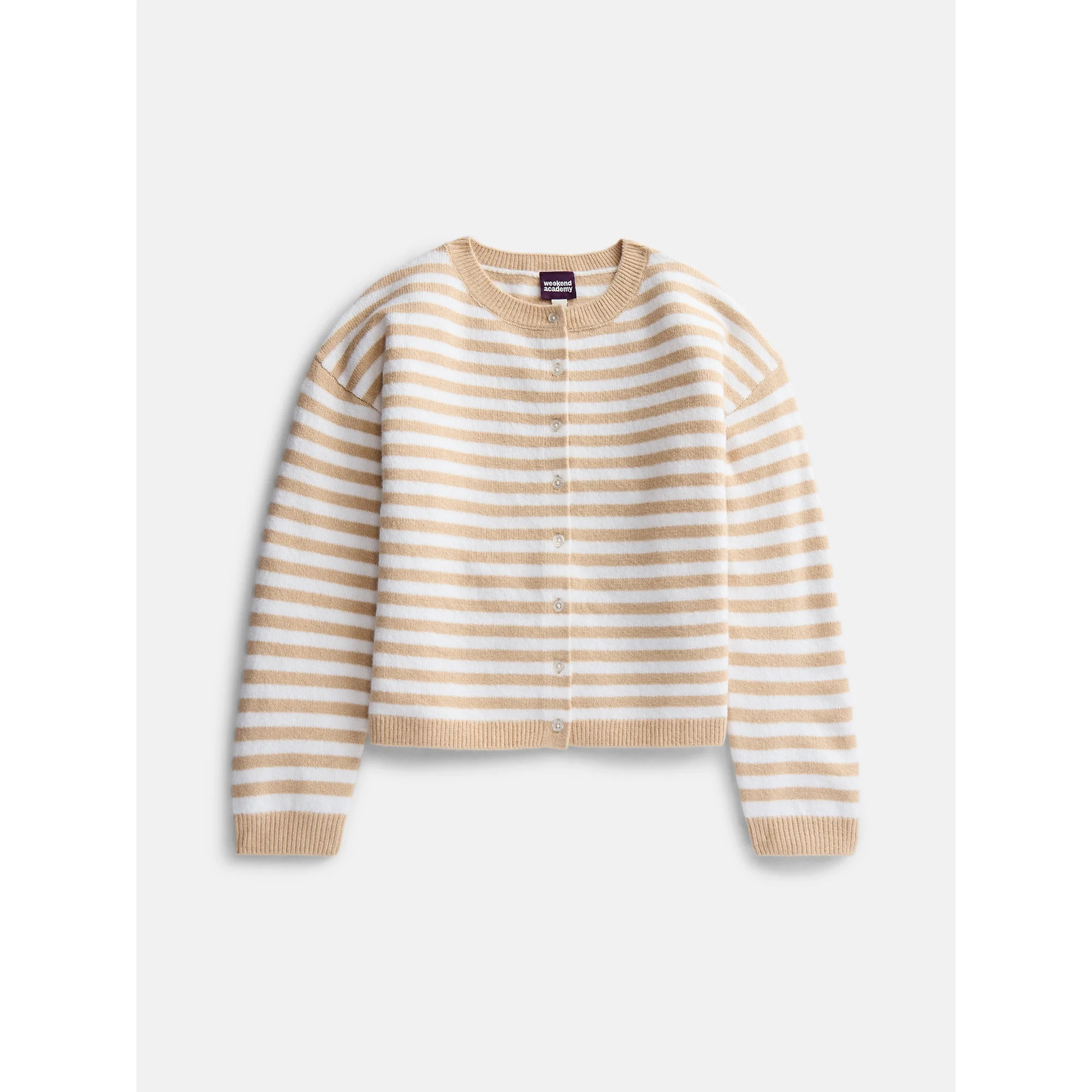 Weekend Academy Girls Button Front Cardigan with Long Sleeves, Sizes 4-18 | Walmart (US)