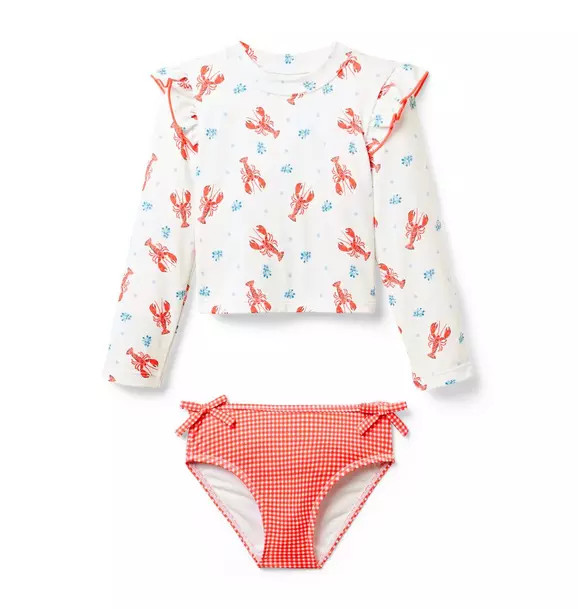 Lobster Rash Guard Swimsuit | Janie and Jack