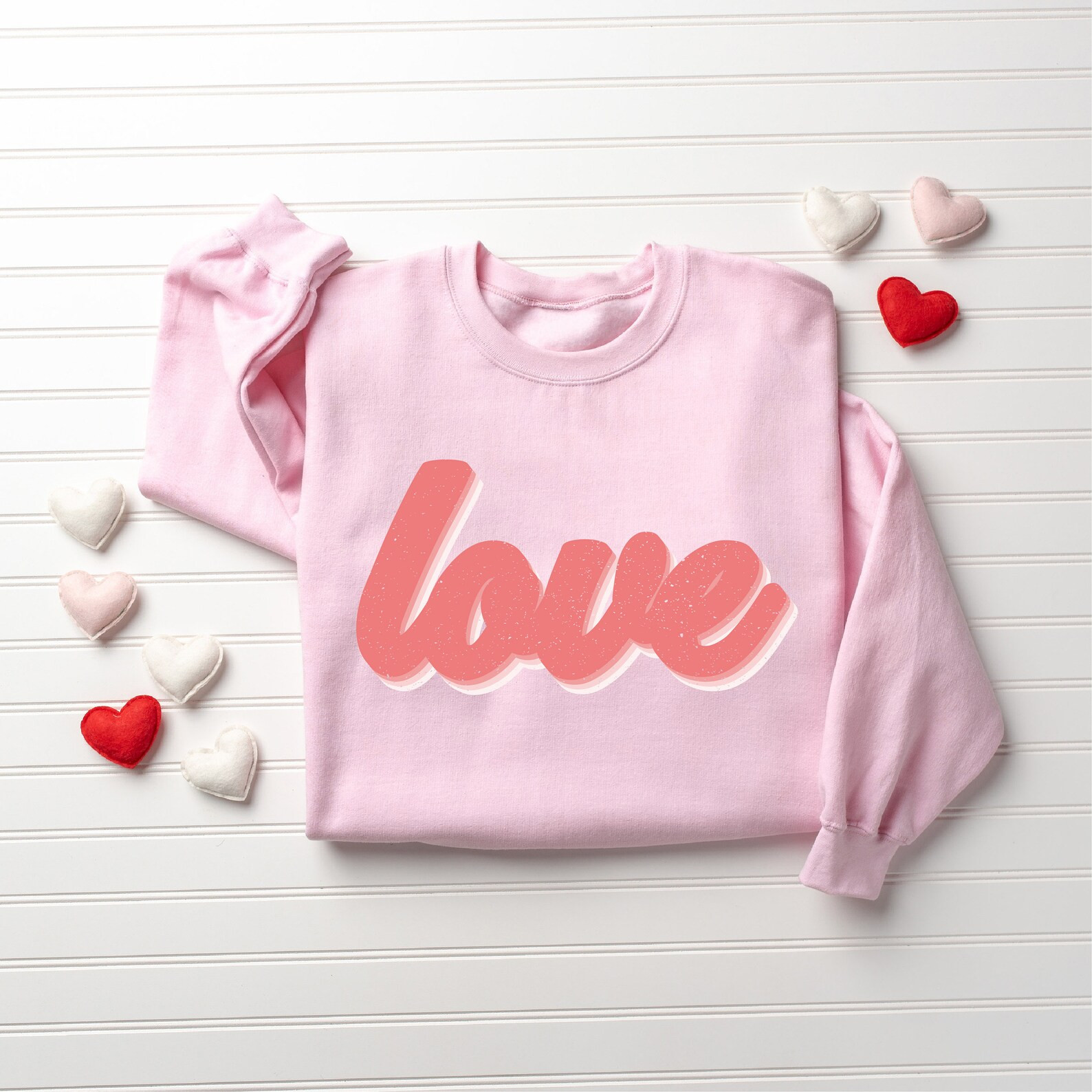 Retro Love Sweatshirt, Cute Valentines Sweatshirt, Women Valentine Gift, Valentines Day Shirt, Va... | Etsy (US)