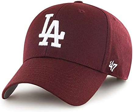 '47 Los Angeles Dodgers Dark Maroon MLB Most Value P. Cap | Amazon (US)