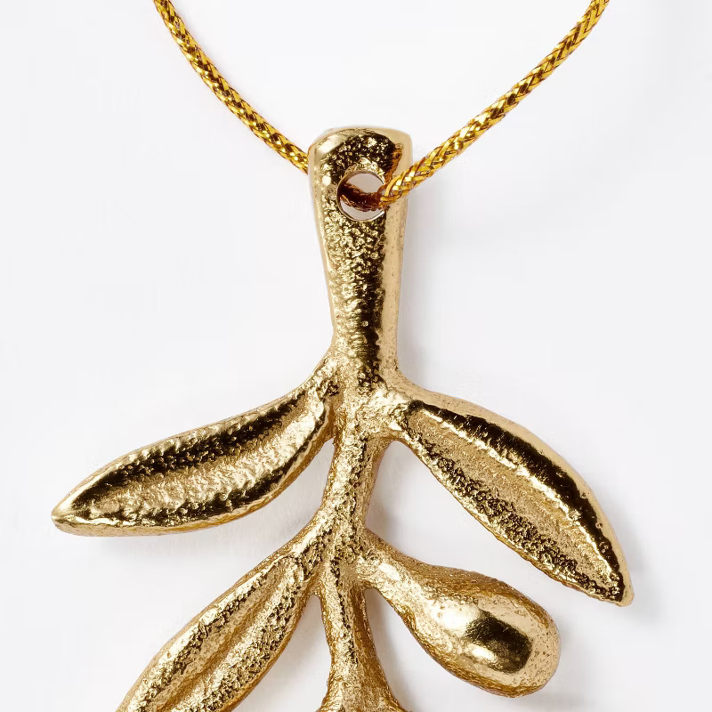 Set of 3 Brass Botanical Ornaments - Threshold™ designed with Studio McGee | Target