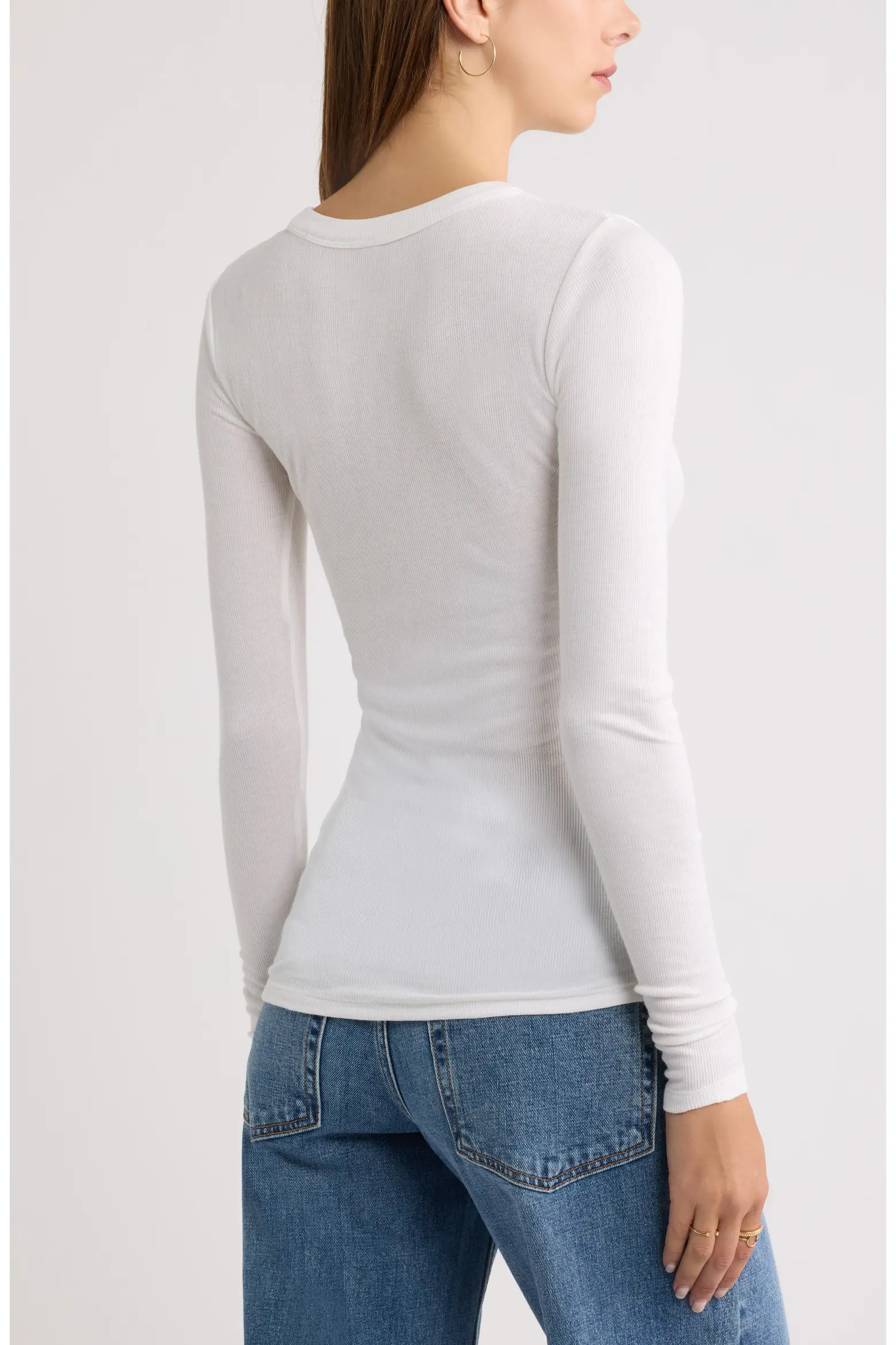 BP. Ribbed Long Sleeve T-Shirt (Women) | Nordstrom | Nordstrom