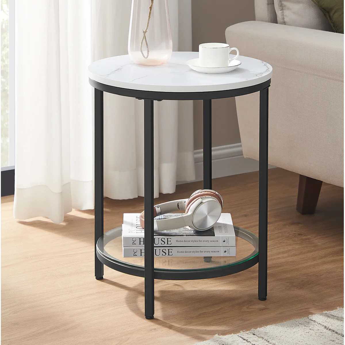Kelly Clarkson Home Ashrfi Veneer Side Table & Reviews | Wayfair | Wayfair North America