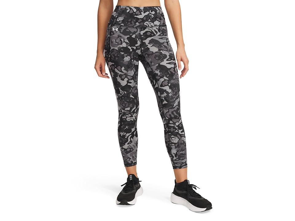 Under Armour Motion Print Ankle Leggings Women's Casual Pants Black/Titan Gray/White : LG (US 12-14) R, Polyester | Zappos