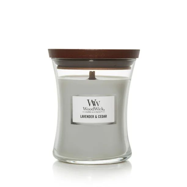 WoodWick Lavender & Cedar - Medium Hourglass Candle - Walmart.com | Walmart (US)