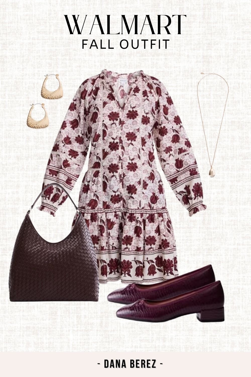 This Walmart fall dress is SO good 🍂 The rich burgundy floral print with matching flats and a chocolate woven bag feels feminine, polished, and perfect for early fall.

Walmart fall dress, size 14 fall outfit, Walmart fashion size large, midsize fall style, burgundy fall outfit, floral fall dress, affordable fall fashion

#LTKWedding #LTKWorkwear #LTKMidsize