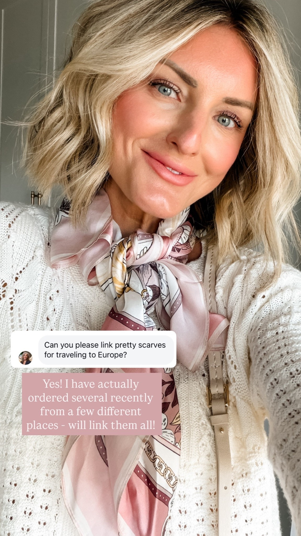 Adding a silk scarf is such an easy way to instantly elevate any look!

Loverly Grey, silk scarf, satin scarf, spring accessories 

#LTKootd #LTKSeasonal