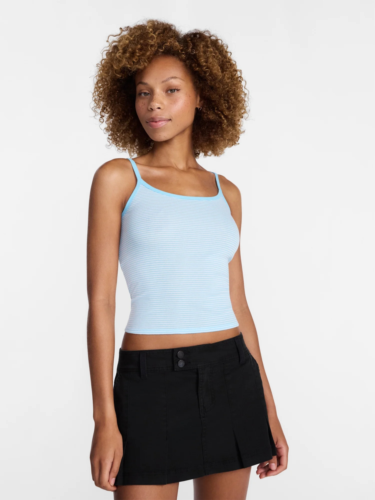 No Boundaries Scoop Neck Cami Top, Women's XXS-XXL | Walmart (US)