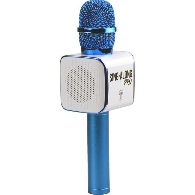 Sing A Long Pro 3 Karaoke Mic, Blue - Wireless Express Musical | Maisonette | Maisonette