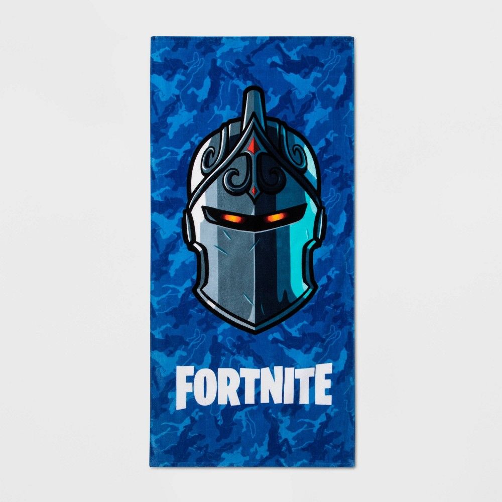 Fortnite Black Knight Beach Towel Blue - Epic Games | Target