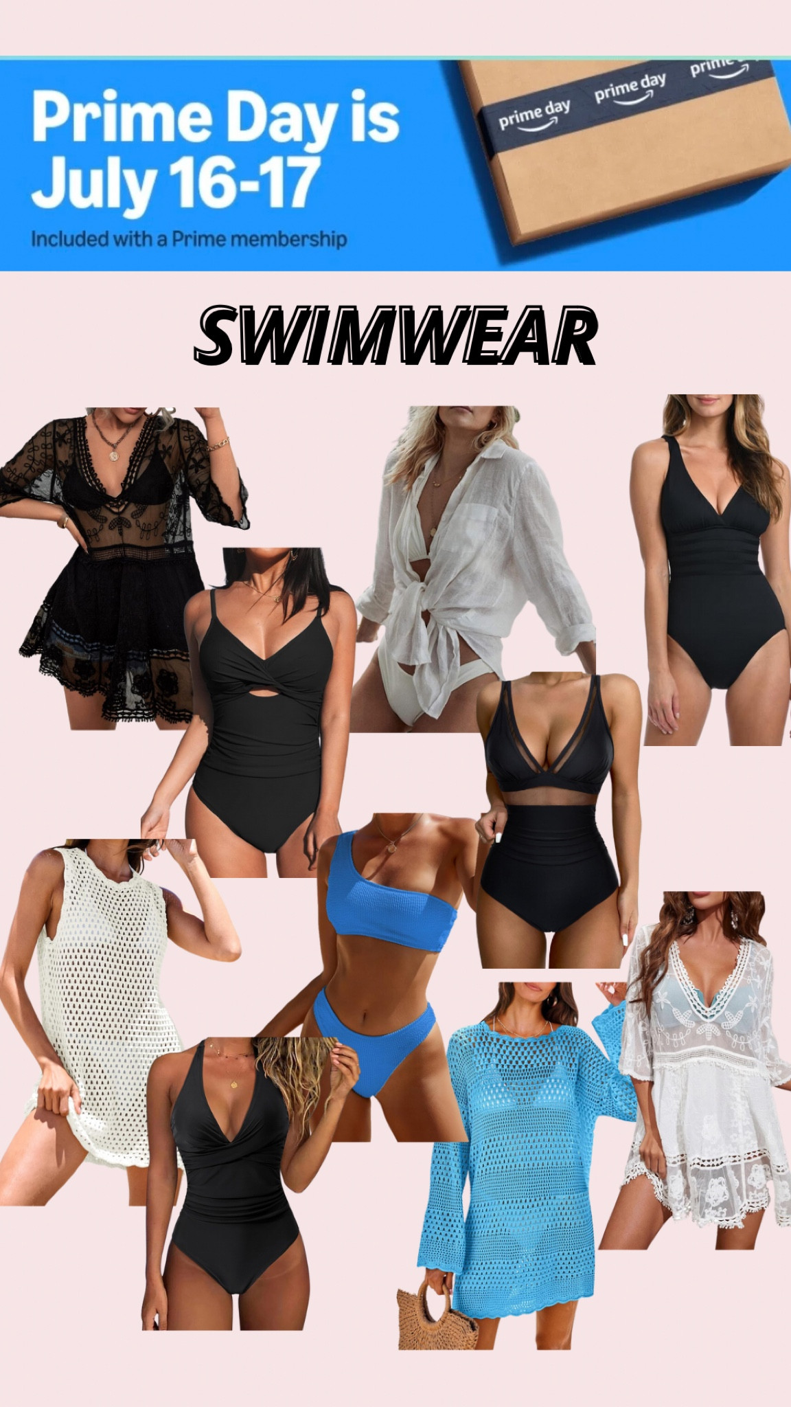 Swimwear picks from Amazon Prime Day! 

amazon must haves, amazon finds, amazon sale, prime day deals, amazon prime day, amazon swim, swimwear, women’s swim, one piece swimsuit, bikini, women’s swim cover ups, pool fashion, beach style, vacation 

#LTKSwim #LTKStyleTip #LTKSaleAlert