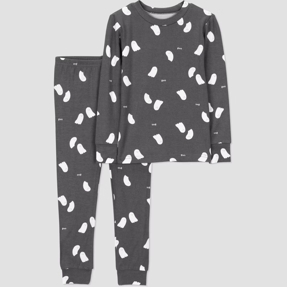 Carter's Just One You® Toddler 2pc Short Sleeve Comfy Soft Ghosts Pajama Set - Black | Target
