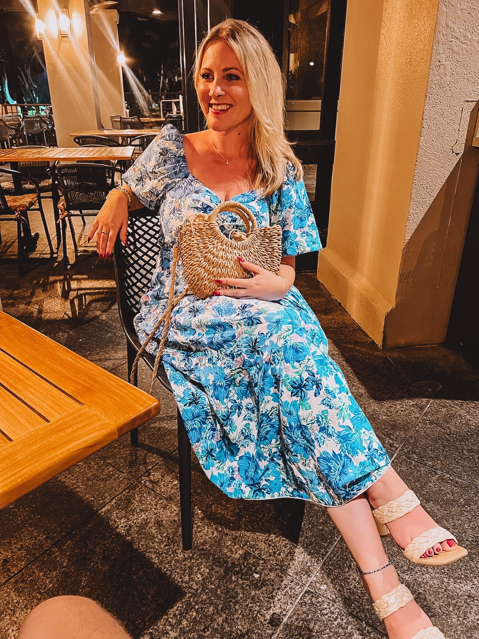 Breezy maxi dress for vacation, what to wear on beach vacation. Island vacation looks. Mid-size and petite friendly! I’m 5’2” and US size 8 for tops, size 10 on bottoms, for reference.

This dress is so breezy and lightweight for island weather, perfect for a dressy dinner on your tropical vacations. Or even for a luau! And this dress is a beach trip must have. It drawstrings on the top for easy keeping of all your essentials, and fits an iPhone comfortably.

#LTKTravel #LTKMidsize #LTKSeasonal
