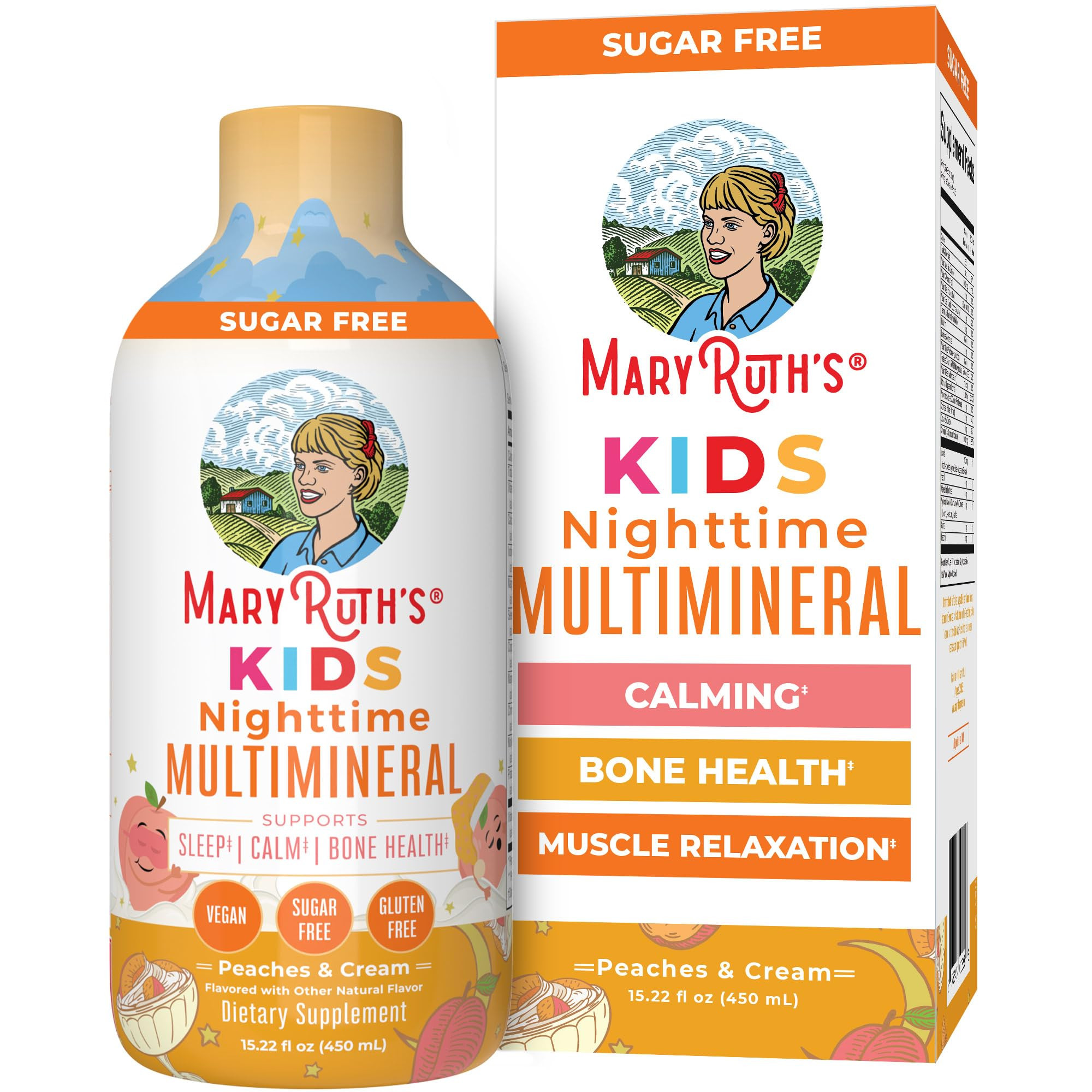 MaryRuth's Kids Liquid Nighttime Multimineral with Lutein and Magnesium | Bone Health | Immune Fu... | Amazon (US)
