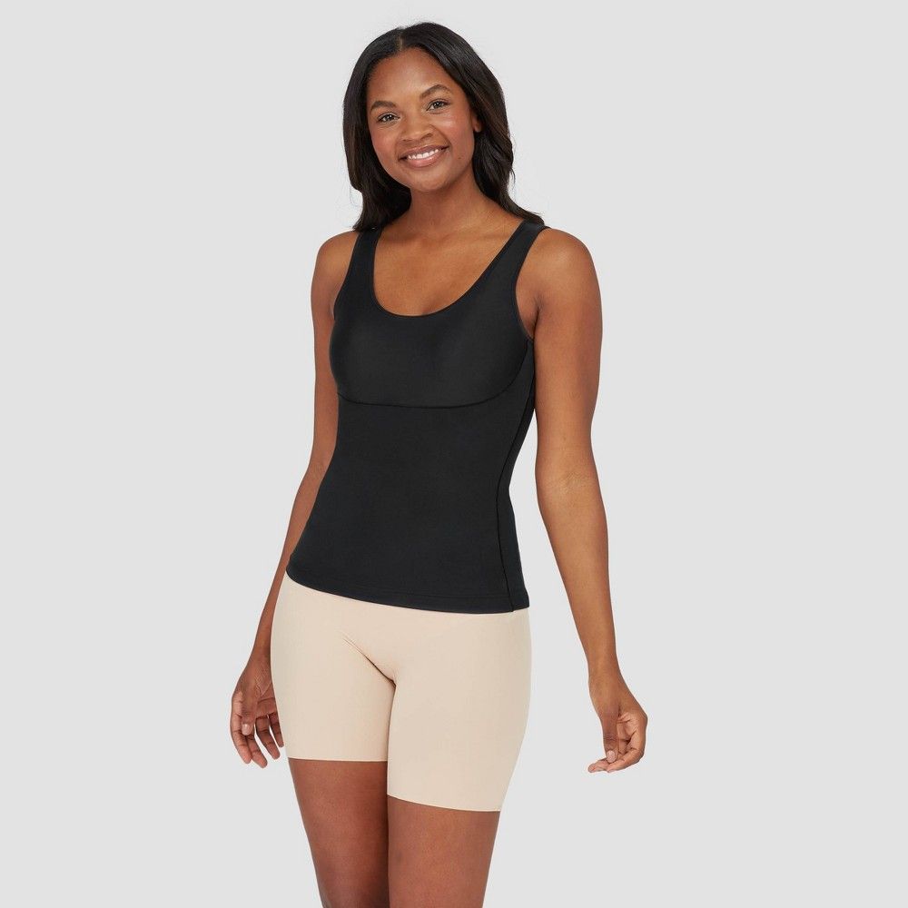 Assets by SPANX Women's Thintuition Shaping Tank - Black XXL | Target