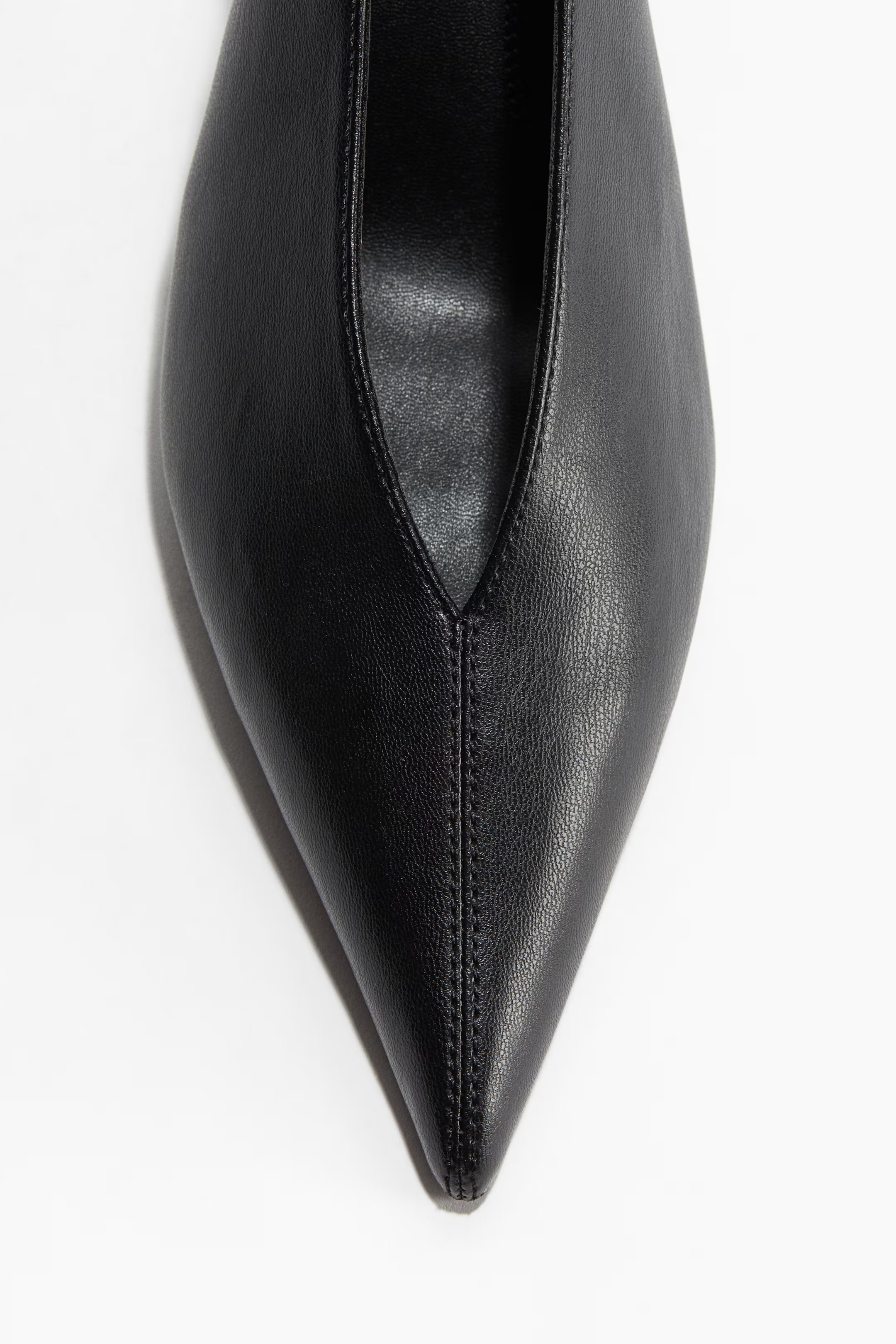 Wedge-Heeled Slingbacks - Black - Ladies | H&M US | H&M (US + CA)