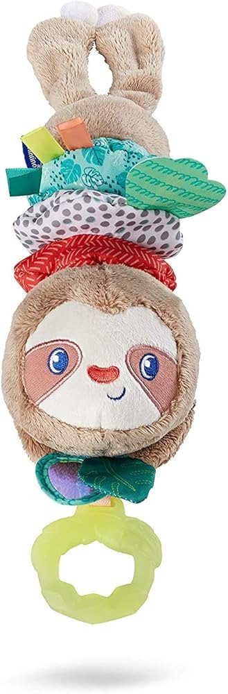 Infantino Music & Motion Pulldown Sloth - Musical Plush Sloth with Multi-Textured teether for Tac... | Amazon (US)