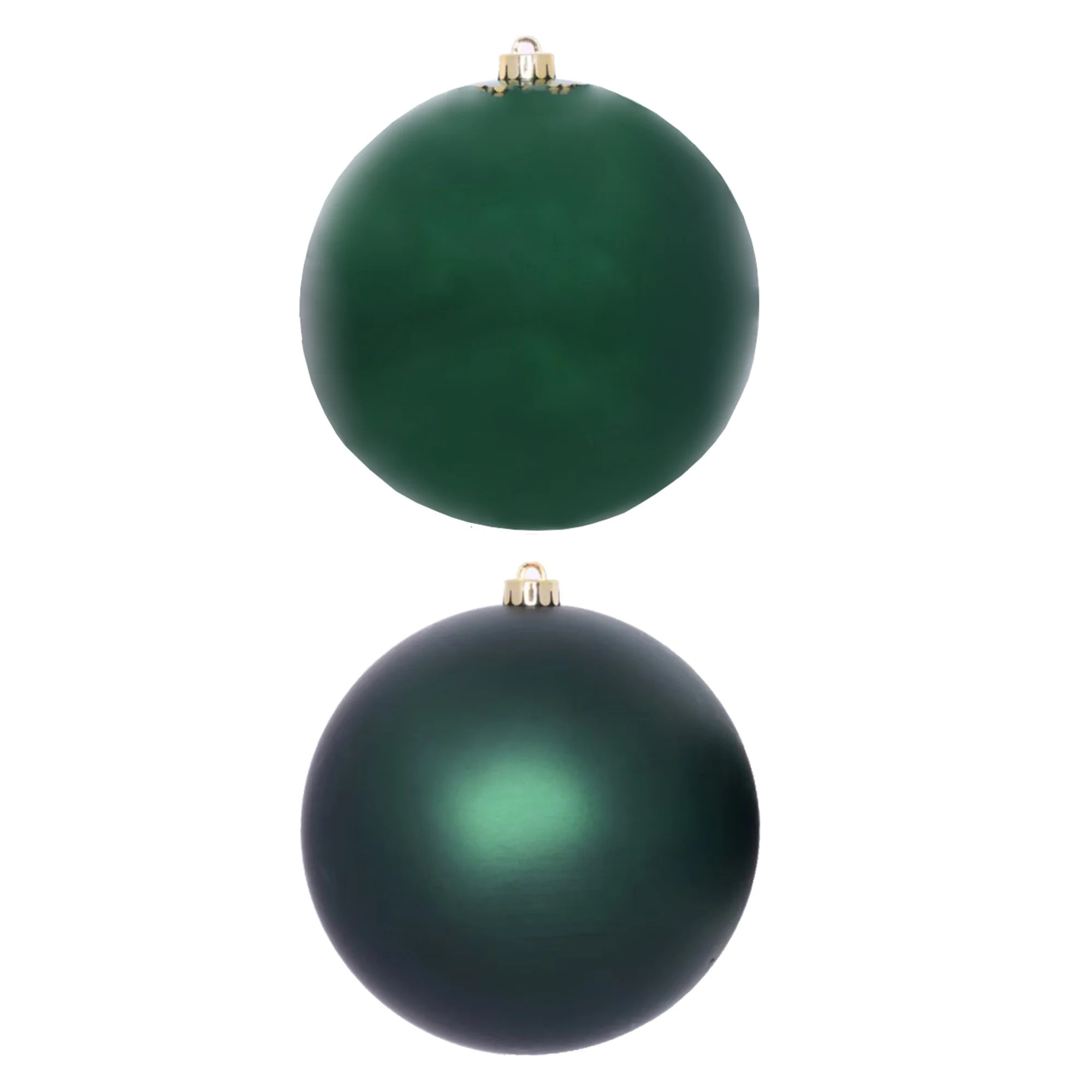 2-Count Green Jumbo Shatterproof Christmas Ornaments, 7.8 in, by Holiday Time | Walmart (US)