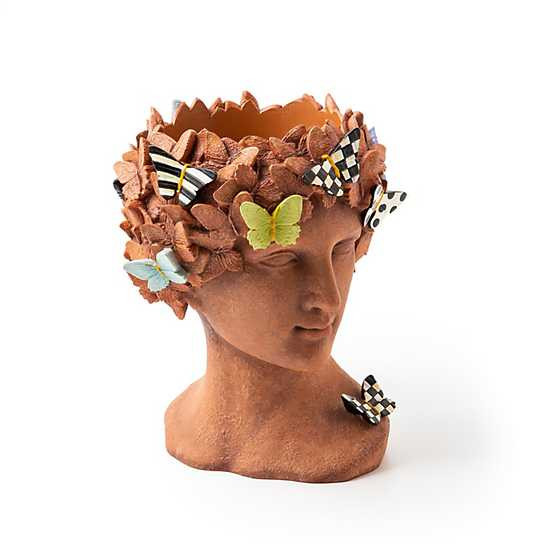 MacKenzie-Childs | Persephone Bust Planter - Small | MacKenzie-Childs
