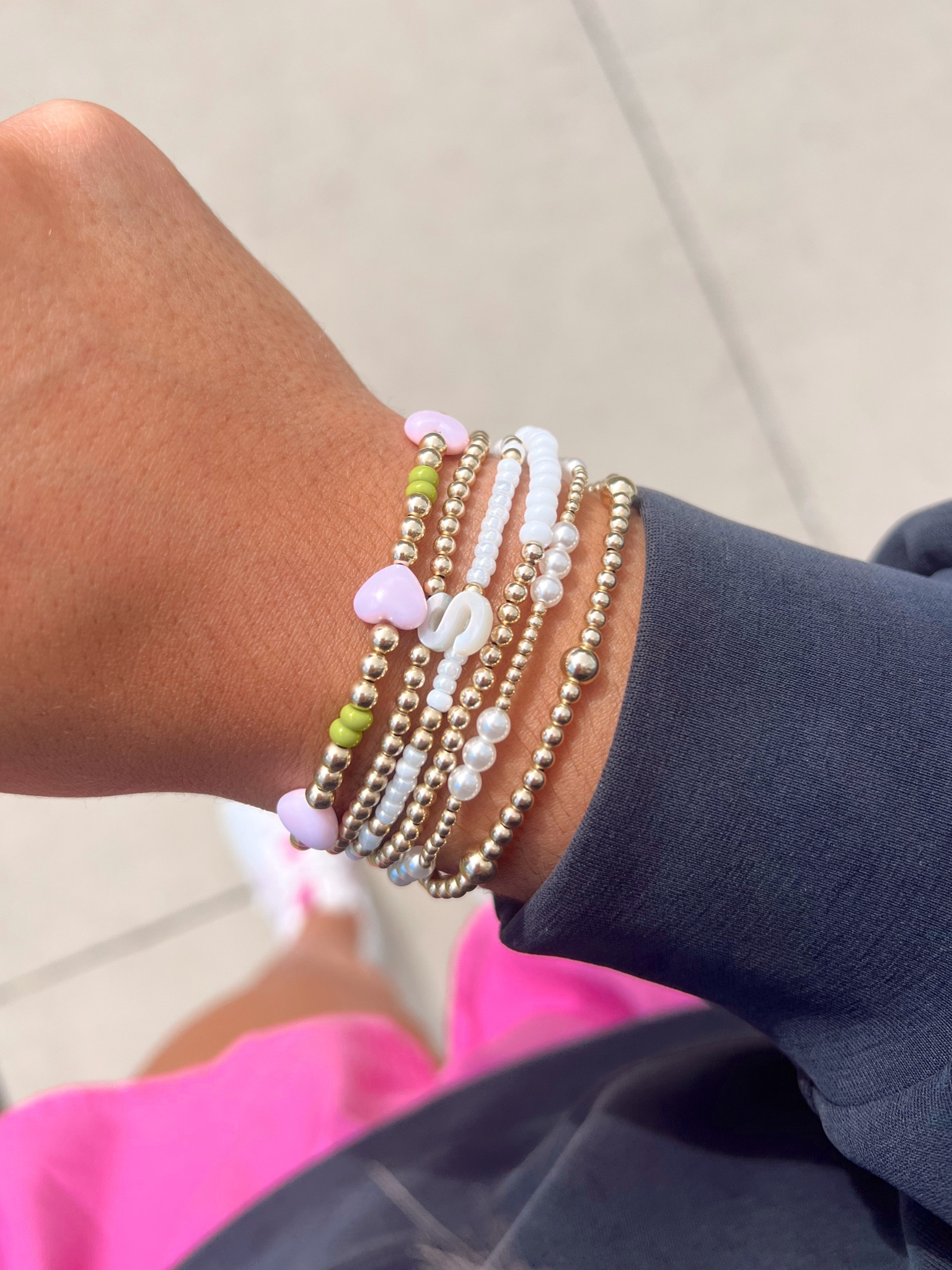 My everyday faveeeee bracelets! I never take them off, gold filled & waterproof! Love supporting small biz 🩷 gold bracelets, beaded gold, stack, affordable 

#LTKGiftGuide #LTKfindsunder50 #LTKstyletip