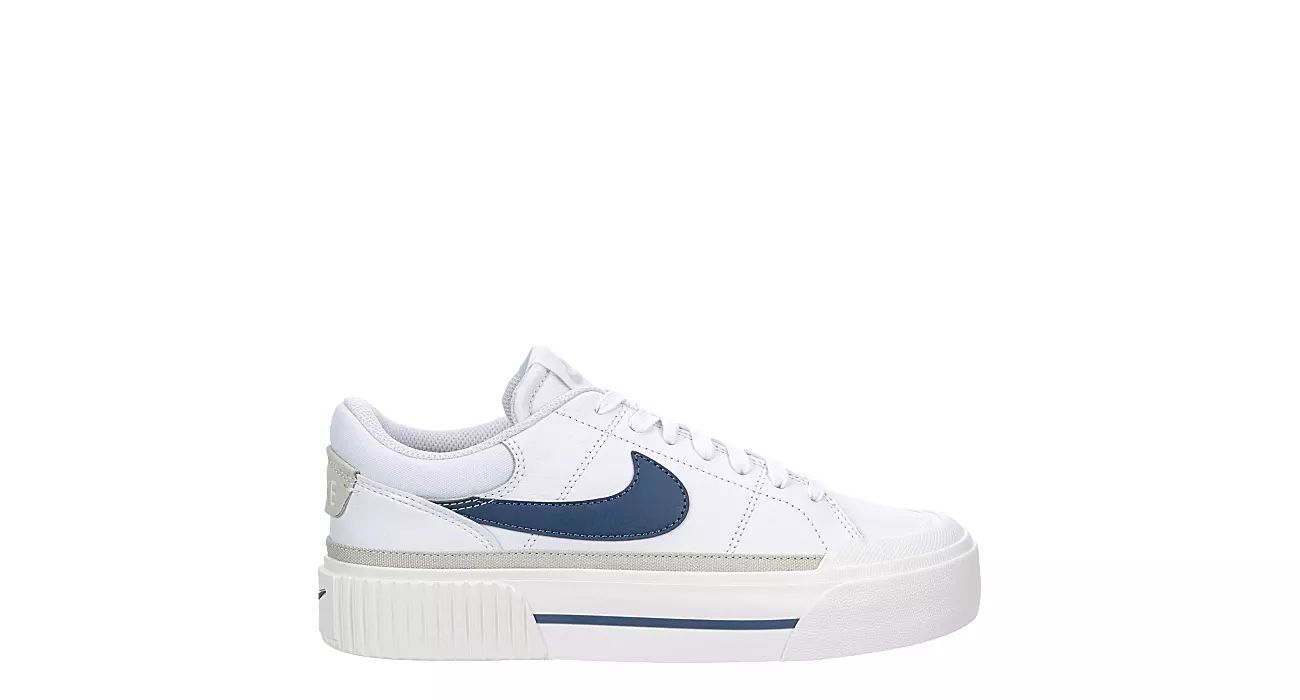 Nike Womens Court Legacy Lift Sneaker - White | Rack Room Shoes