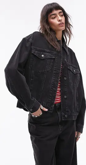 Topshop Oversize Denim Jacket | Nordstrom | Nordstrom