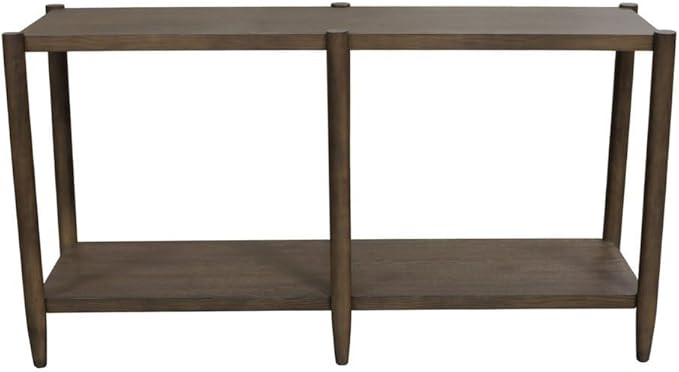 Walnut Console Table Modern Contemporary Single Piece with Sturdy Construction and Sleek Design f... | Amazon (US)