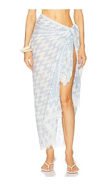 Rag & Bone Astra Swiggly Scarf in Pale Blue from Revolve.com | Revolve Clothing (Global)