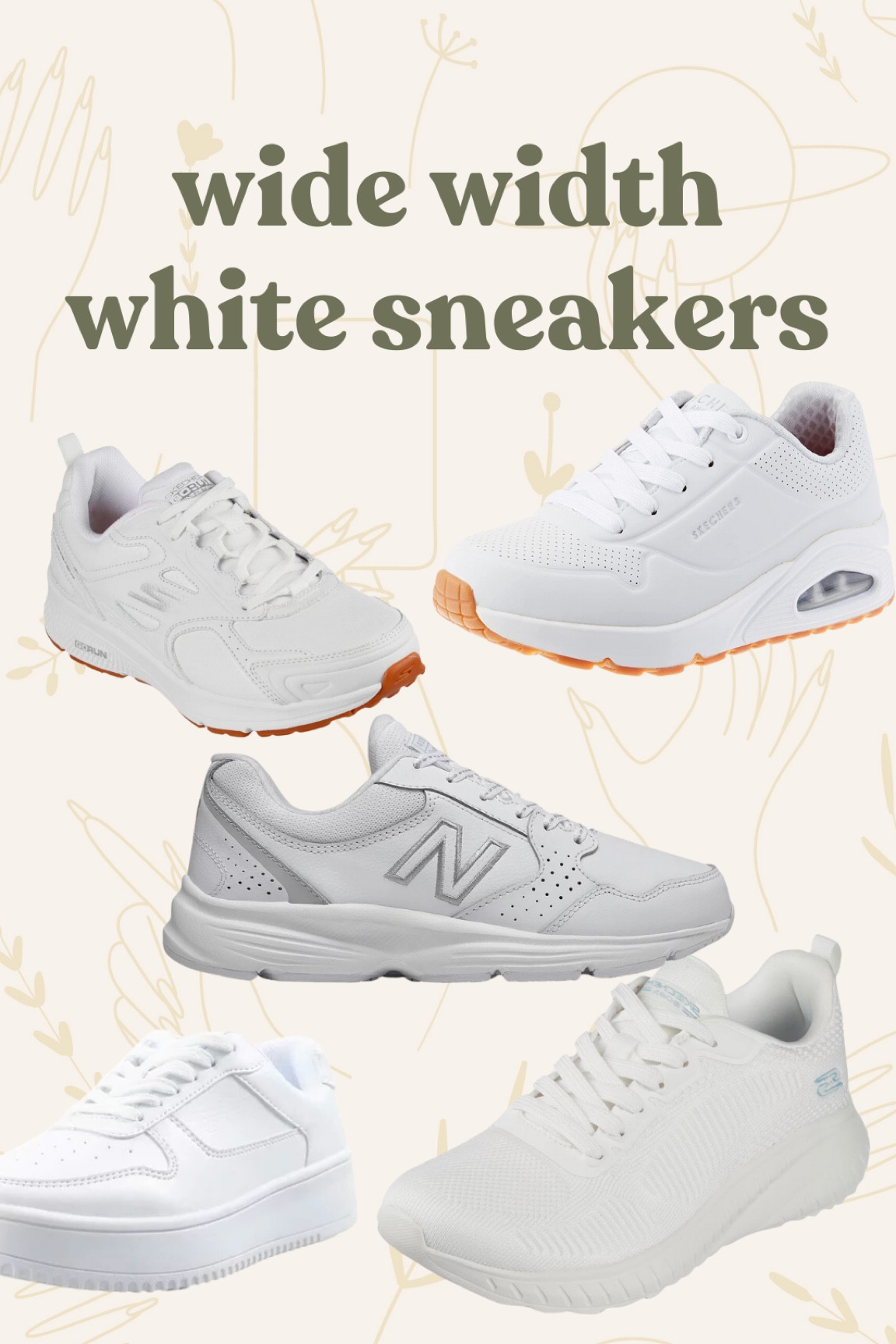 The best white wide width sneakers 

#LTKshoecrush #LTKstyletip #LTKcurves