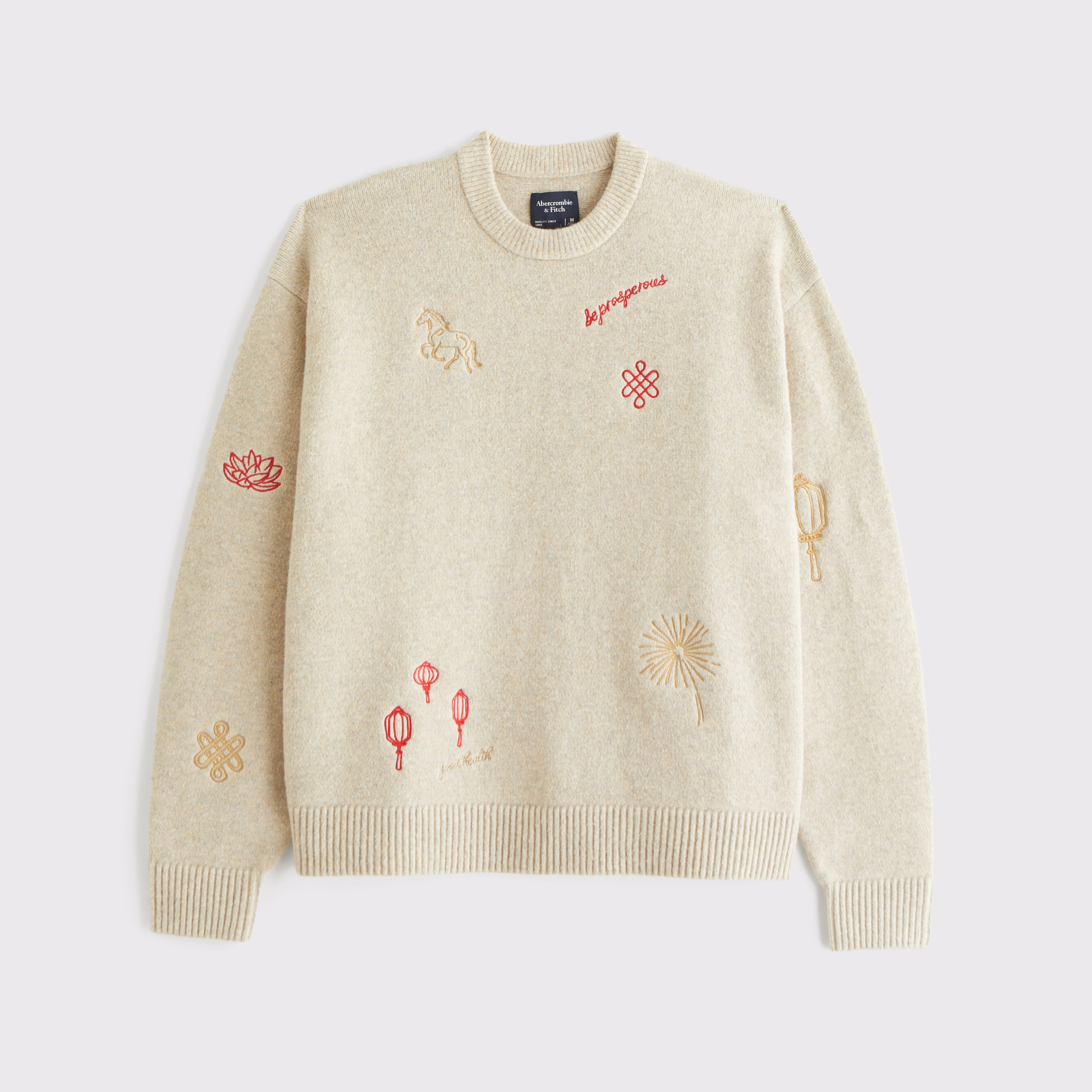 Lunar New Year Crew Sweater | Abercrombie & Fitch (US)