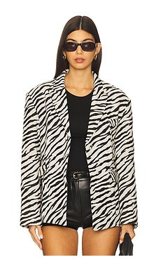 NONchalant Label Clemence Blazer in Zebra from Revolve.com | Revolve Clothing (Global)