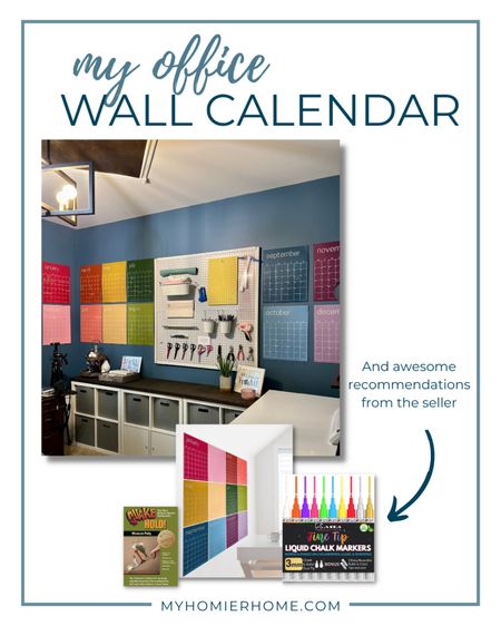 This colorful large office wall calendar is my absolute favorite addition!!

#LTKsalealert #LTKFind #LTKhome