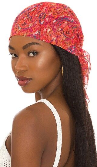 x REVOLVE Maggia Scarf in Pink Paisley Multi | Revolve Clothing (Global)
