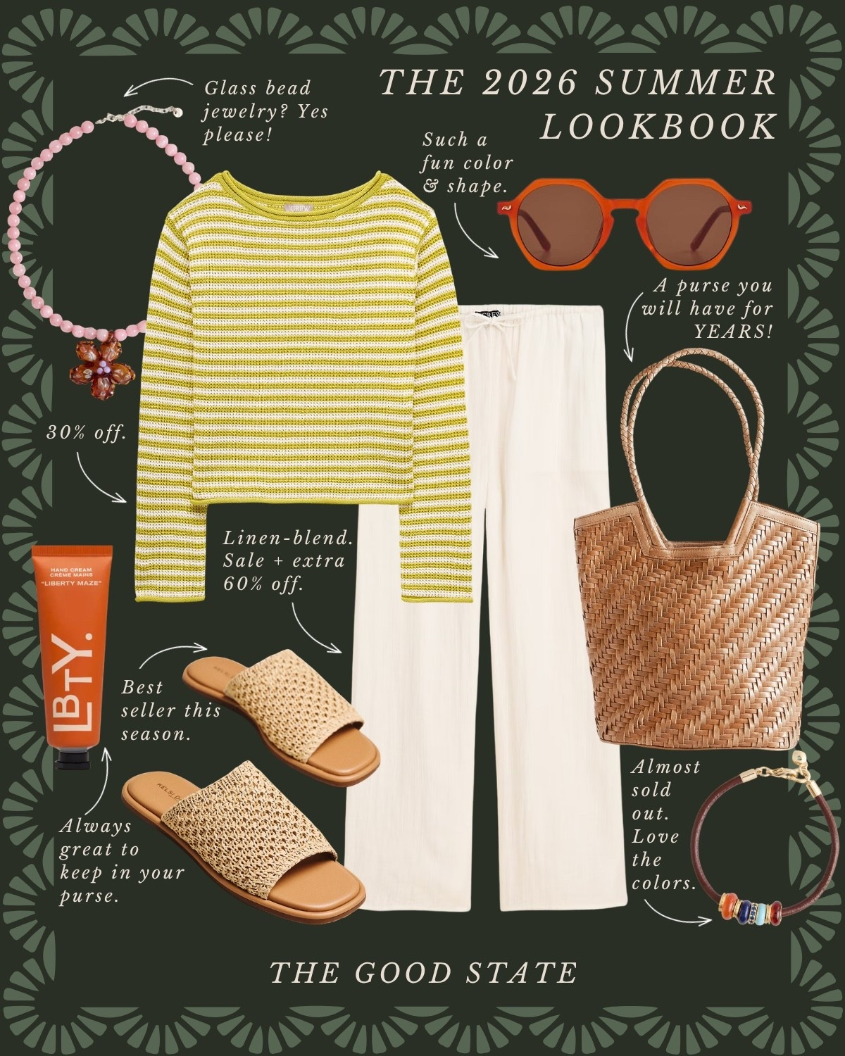 This is lookbook is for the ladies who love a mix of bright colors and happy patterns as well as neutral staples for the everyday. For the one’s strolling down a cobblestone road in their favorite coastal town (if it's in New England or along 30A take me with you!!). For early risers heading off to the Saturday Morning Farmers Market. For the Garden Party goers wearing their favorite gingham dress. This is for the ladies hosting (or attending) their next Sunday Supper Club. For the brunch-ers and seaside book readers🤍

This collection is full of seasonal outfit ideas for the summertime girlies embracing light layers, linen, gingham, playful patterns, dainty accessories and of course the ease of a Summer dress and a new pair of sandals.

#LTKootd #LTKSaleAlert #LTKActive