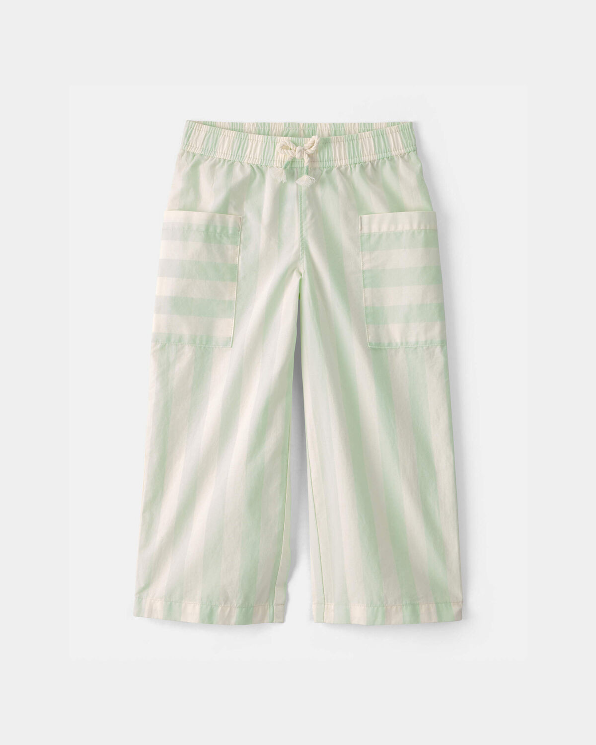Toddler Girl Striped Pants - Green/Ivory | Carter's Inc
