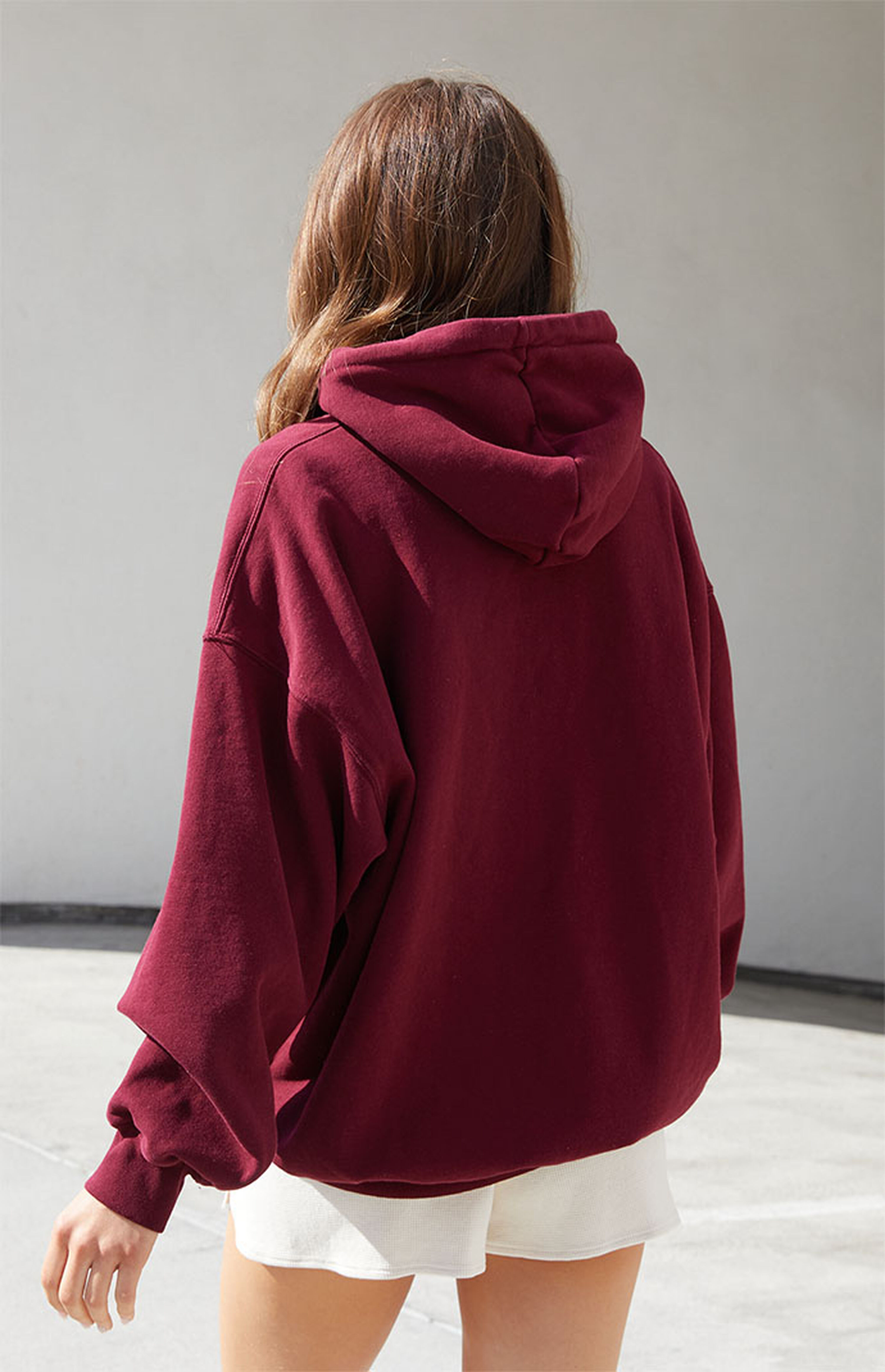 John Galt Burgundy Christy Boston Hoodie | PacSun