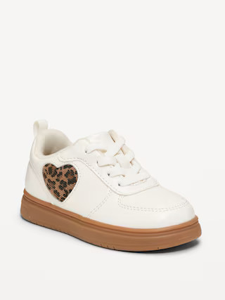 Faux-Leather Sneakers for Toddler Girls | Old Navy (US)