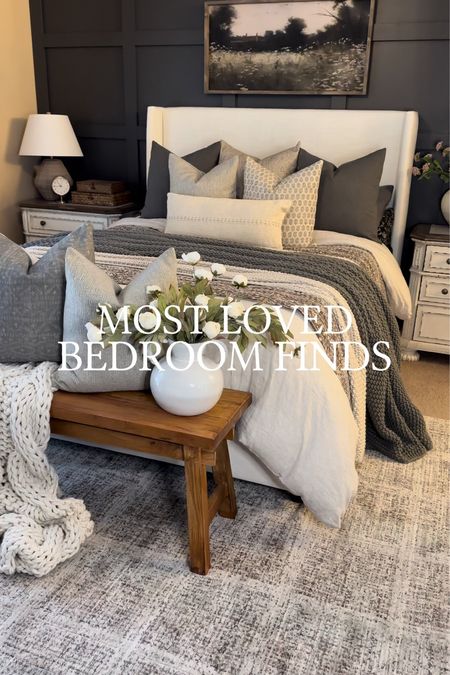 Most Loved Bedroom Finds. Follow @farmtotablecreations on Instagram for more inspiration.

Rounded up my most loved bedroom finds and the best part is, a majority of them are on sale.🙌🏼

Above Bed Artwork Size 20x40. Use code FARMTOTABLE for 15% off.

Loloi rugs | neutral decor | bedroom decor | cozy home | bedding | affordable decor | Amazon home decor | home decor | home inspiration | spring styling  | affordable home decor | home decor finds | transitional home decor | bedroom rug | cozy bedding | bedroom decor | cozy bedroom | Target bedroom decor | Target finds | Spring Refresh | Spring Decor | neutral home | Spring Bedroom | moody bedroom | spring flowers | Hackner Home Pillows



#LTKhome #LTKfindsunder50 #LTKsalealert