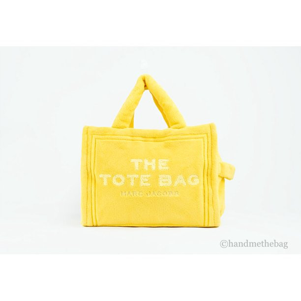 Marc Jacobs The Terry Tote Yellow Medium Soft Terry Crossbody Handbag Purse | Walmart (US)