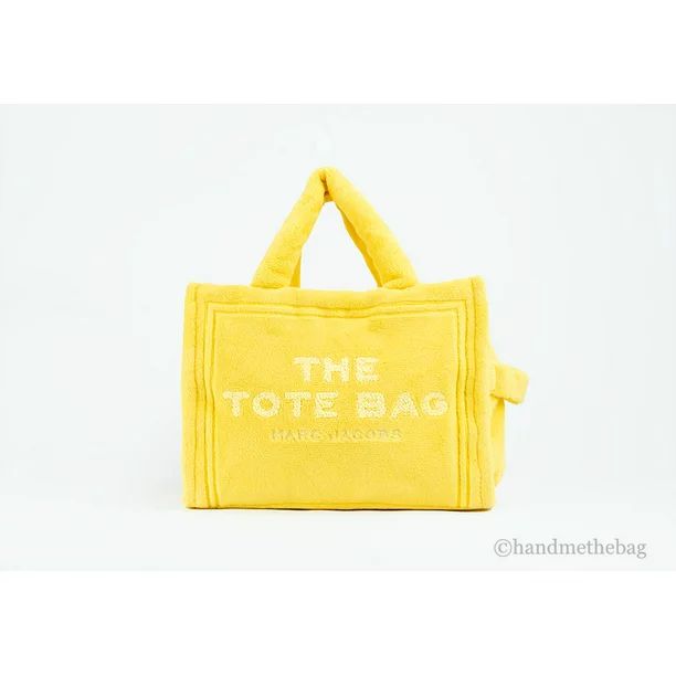 Marc Jacobs The Terry Tote Yellow Medium Soft Terry Crossbody Handbag Purse | Walmart (US)