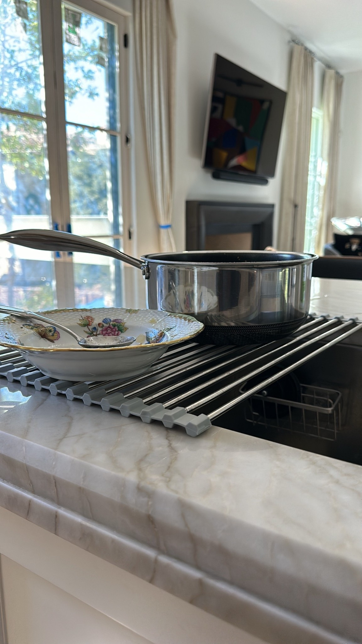 this roll up drying rack from Amazon gets used daily in my home 

#LTKHome #LTKFamily #LTKFindsUnder50